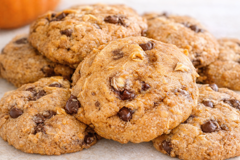 Cake Mix Pumpkin Chocolate Chip Cookies